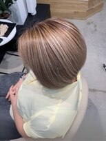 サンタフェ 柳津店(Santa'Fe)&nbsp;Santa'Fe式脱白髪染め白髪ぼかしカラー[ビフォーアフター]