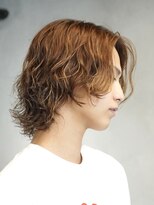 アンサー 渋谷(ANSWER)&nbsp;渋谷波巻きスパイラルパーマシャドウパーマメンズセンターパート