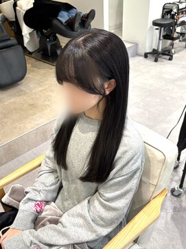 ブランシュ 南行徳店(BLANCHE) ココアグレージュ/チャコールグレー/顔周りカット/佐久間凪沙