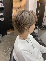 フォーカス(focus)&nbsp;【札幌　大通り　focus 】ブリーチ無し　透明感ショート