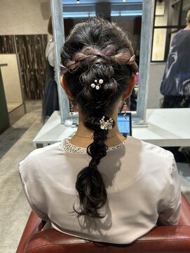 アンサム 下北沢店(UNSOME) お呼ばれアレンジ/編みおろし/ヘアセット