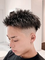 ルーストデラックス 京都河原町三条(ROOST dx)&nbsp;メンズショート/ジェット/フェード/スキンフェード/アップバング