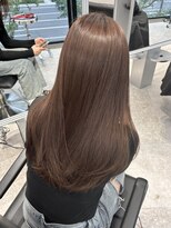 ペレ 栄 アネックス(PELE栄ANNEX) 着物ヘア/ダークアッシュ/ミディアムレイヤーカット/栄