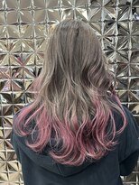 ラブスタシー 土浦店&nbsp;ミルクティーグレージュ×ニュアンスピンク