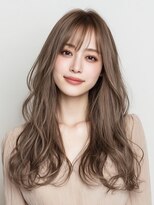 アンサ 小倉店(ANSA)&nbsp;透明感ベージュ×レイヤーロング