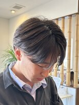 ディッセンバー 伊勢崎(December) メンズショート/センターパート/パーマ/ニュアンスパーマ