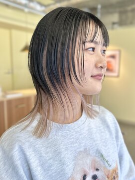 ロジェ(loje) 20代30代40代 ミディアムレイヤーカット/アンブレラカラー