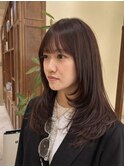 ●柔艶レイヤーカット/ブラウンレイヤー