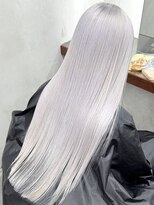 ニコ トウキョウ 渋谷(nico TOKYO)&nbsp;ホワイトシルバーダブルカラーハイトーン韓国レイヤー