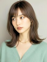 ライクバイコトナ 越谷(RIKE by kotona)&nbsp;セミロング20代30代ストレートレイヤー前髪なし前髪あり越谷