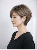ショートボブ/髪質改善トリートメント/リタッチカラー/新潟/青山