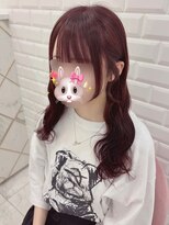 リルミー ミュエナ 大須 矢場町(Lilme myuena)&nbsp;ミルクティーブロンド/ダークブルー/デジタルパーマ/名古屋