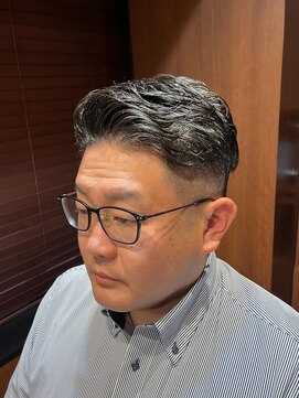 ヘアモードキクチ 日本橋室町店 日本橋室町 七三スタイル