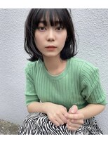 エン(en)&nbsp;ダークパープル/ナチュラルショート/ミルクブラウン/夏/松戸