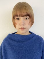 フィニティー 辻堂(finity)&nbsp;ミニボブ/オレンジベージュ/デザインカラー/ケアブリーチ/辻堂