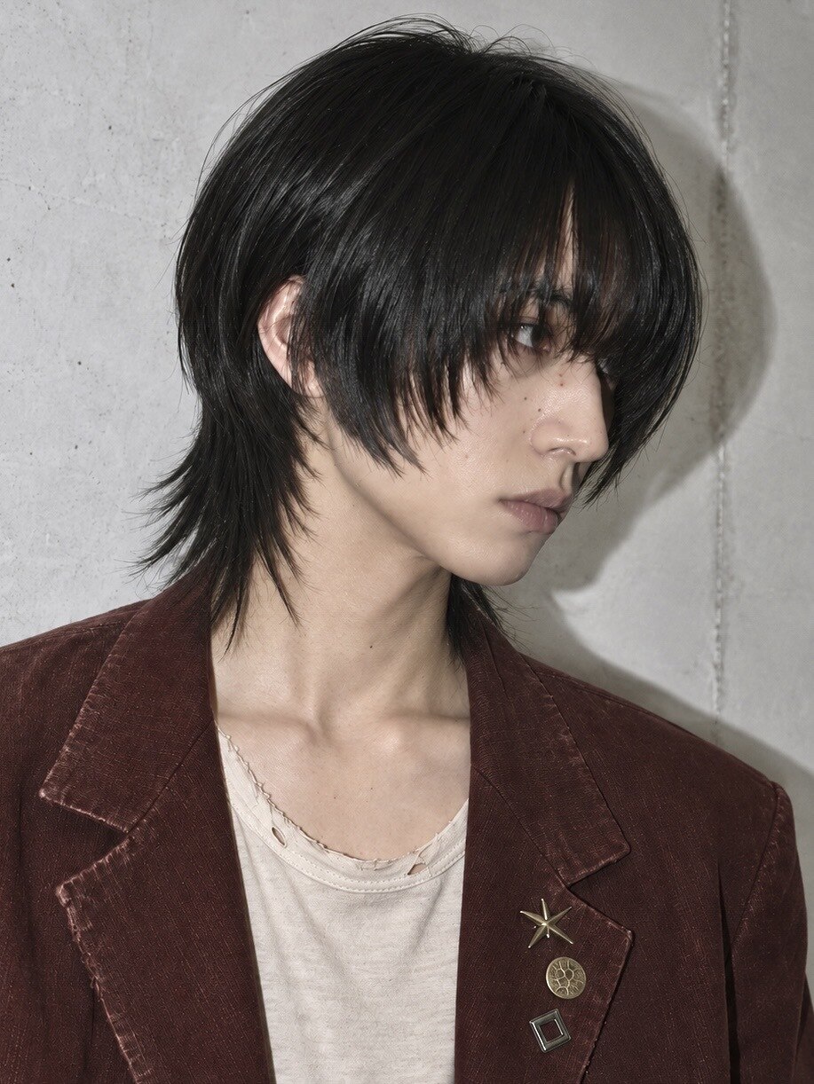 ニュアンスウルフナードヘアボブウルフカットシャギーレイヤー