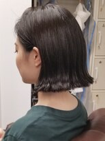 インビテーション(invitation) 暗髪ならブルーアッシュグレージュ!