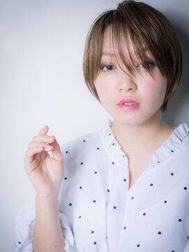 カバーヘア ブリス 大宮西口(COVER HAIR bliss) *bliss大宮*インナーカラー☆前下がり小顔マニッシュショートｔ