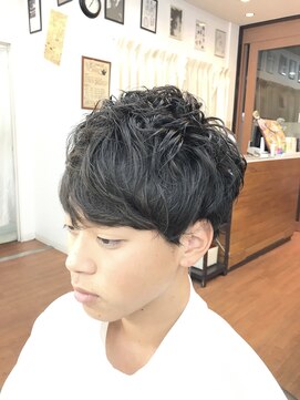 バトン(BATON) S字パーマスタイル【鎌ケ谷 パーマ ハイライト】