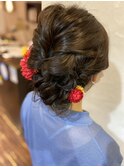 和装にも合うヘアセット