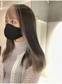 フェイスフレーミング+くすみベージュ