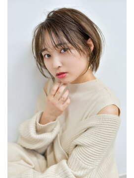 ヘアーリゾートガーデン 南柏店(Hair Resort Garden) 透け感シースルーショートボブ20代30代【南柏/柏/南柏駅】