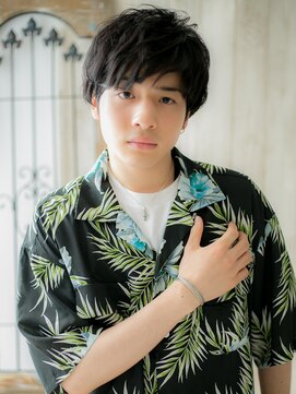 モッズヘアメン 名護大東店(mod's hair men) ≪mod's men≫自然体重視!ランダムパーマの黒髪マッシュc