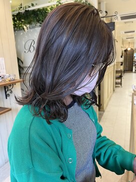 ボルデヘアー 亀有(Borde HAIR) 夏のブルーグレージュ【Anna】ボルデ亀有美容室