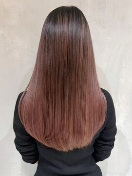 アイティーバイアルバム 藤沢店(IT by ALBUM) ピンクブラウンバレイヤージュ_ホワイトグレージュ_ba383101