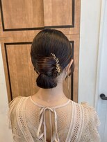 ペイジバイネオリーブ 吉祥寺店(Paige by Neolive)&nbsp;結婚式お呼ばれタイトシニヨンヘア