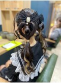 仙台D ヘアセットヘアメイク デカハートツインテールstyle