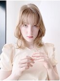 ミルクティーベージュレイヤー_チェリーブラウンフェミニン_8748
