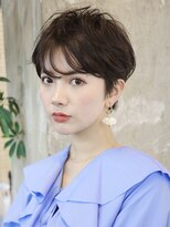 大人マッシュショート／丸みショート／イメチェン／30代40代50代