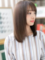 カバーヘア ブリス 北浦和(COVER HAIR bliss) ★斜めバンググレージュカラー美髪艶ストレート20代30代40代★9