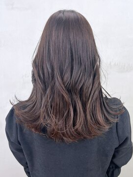 アイティーバイアルバム 八王子店(IT by ALBUM) アッシュブラウン_斜めバンググレージュカラー_ba421142