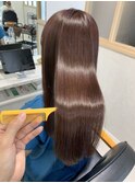 やわらかピンクブラウン×ケラチントリートメント