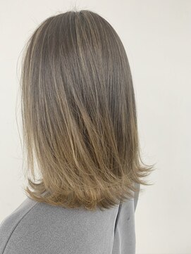 アオアクア バイ グルグル 小岩店(ao akua by GULGUL) 【GP】ベージュアッシュバレイヤージュカラー