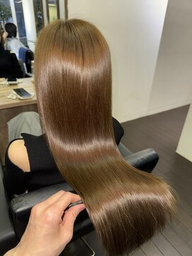 ルーツアイリー 心斎橋(ROOTS IRIE) 髪質改善　髪質改善カラー　アッシュベージュ　ヘルシースタイル