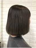ダークグレーボブ