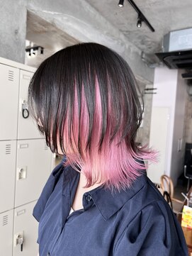 エインアンリー 明治神宮前(AIN.ANLY.) インナーカラー/デザインカラー/ハイトーンカラー/ダブルカラー