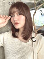 ワンカール/大人可愛いミディアムボブレイヤー20代/30代/40代