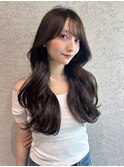 【五島巨幹】 髪質改善/前髪/韓国/レイヤーカット/ロングヘア
