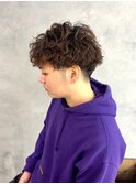 men's人気波巻きパーマ