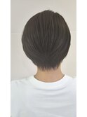 20代30代40代/イヤリングカラーネイビー/マッシュショート
