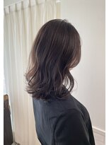 ネオリーブ チロル 横浜西口店(Neolive CiroL.)&nbsp;大人ヘア 透けグレージュ ミディアムレイヤー 【miku】