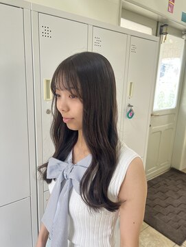 エクファ ヘア シェリル 草津 南草津店(ex-fa hair cherir) くびれヘア/アプリコットオレンジ/夏のヘアアレンジ/南草津