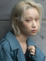 エミュ 表参道 青山(emu)&nbsp;【emu井上信洋】ハイトーン×ルーズに動くくびれボブ【エミュ】