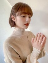オーブヘアーカイア 沖縄南風原店(AUBE HAIR kaia) 20代・30代_あごラインミニボブ