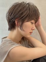 ロンドエニカ 大宮(Lond enika)&nbsp;グランマッシュ/細めハイライト/ショート/白髪ぼかし/前髪/大宮