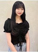 暗髪韓国風★レイヤーカット【CERCA】
